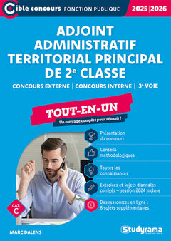 Adjoint administratif territorial principal de 2e classe – Tout-en-un (Concours 2025-2026)