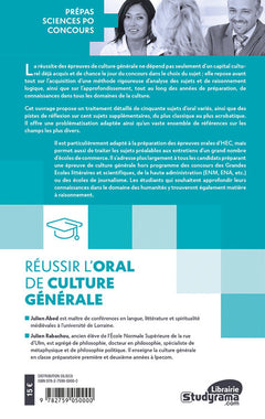 Réussir l'oral de culture générale