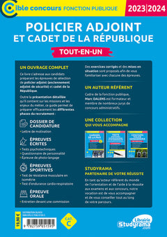 Policier adjoint et cadet de la République – Tout-en-un