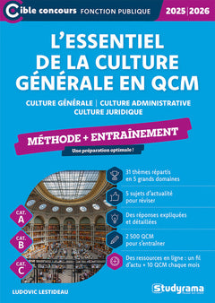 L’essentiel de la culture générale en QCM – Méthode + entraînement
