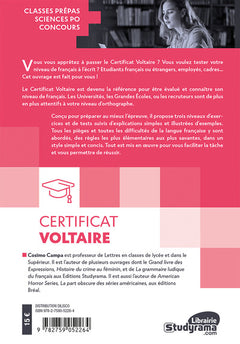 Certificat Voltaire