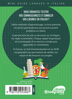 La grammaire italienne en 10 étapes