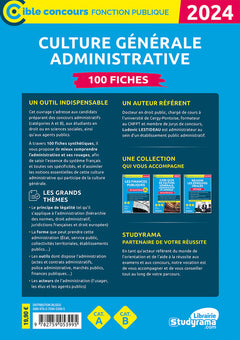 Culture générale administrative – 100 fiches