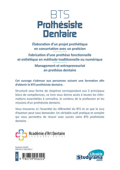 BTS Prothésiste dentaire