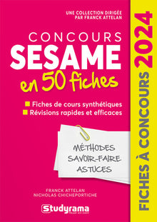 Concours SESAME en 50 fiches: 2024