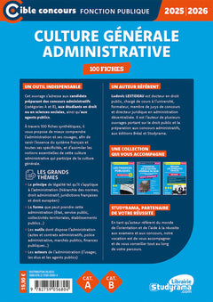 Culture générale administrative – 100 fiches