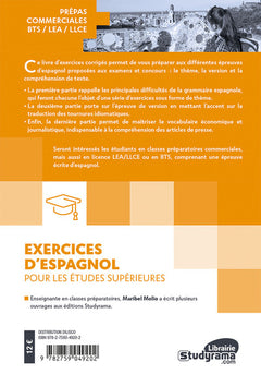 Exercices d’espagnol pour les études supérieures