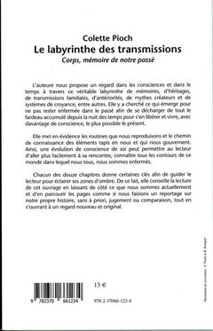 Le labyrinthe des transmissions - Corps, mémoire de notre passé