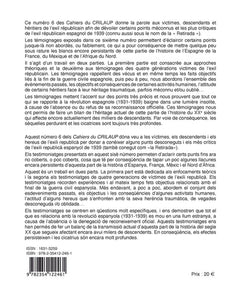 Mémoires non égarées : La Retirada et témoignages France Mexique et Afrique du Nord