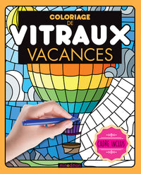 Coloriage de vitraux - Vacances