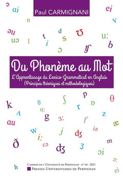 Du phonème au mot
