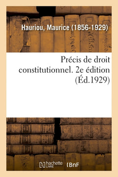 Précis de droit constitutionnel