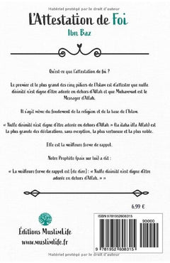 L'attestation de foi
