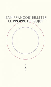 Le propre du sujet