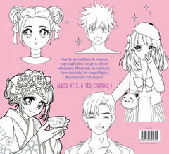 Mon gros cahier de mangas à colorier