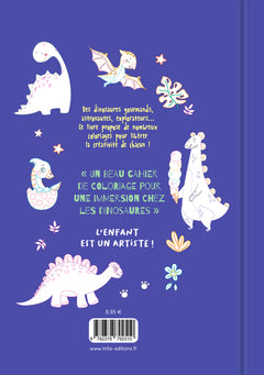 Mon beau carnet de coloriage : Dinosaures