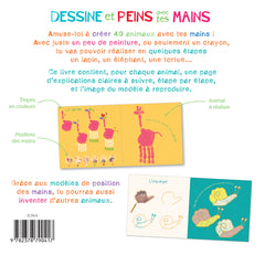 Dessine et peins avec tes mains
