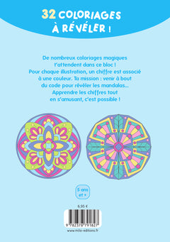 Mon bloc de coloriages magiques - Spécial Mandalas Les chiffres
