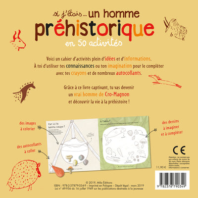 Si j'étais... un homme préhistorique: En 50 activités