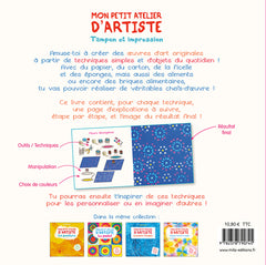 Mon petit atelier d'artiste : tampon et impression