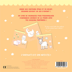 Mon adorable ferme à colorier sans dépasser