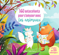 160 autocollants pour s'amuser avec les animaux