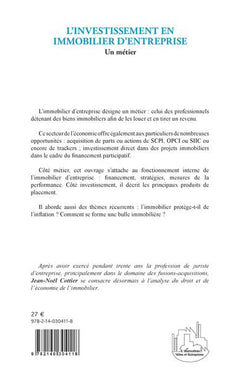 L'investissement en immobilier d'entreprise