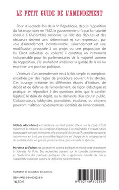 Le petit guide de l'amendement