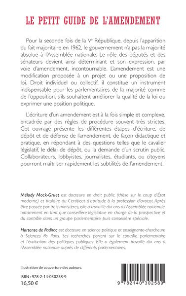 Le petit guide de l'amendement