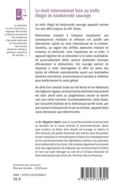 Le droit international face au trafic illégal de biodiversité sauvage