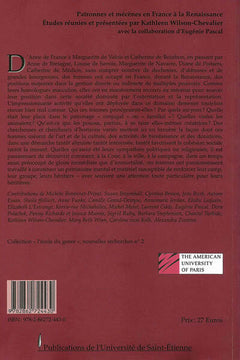 Patronnes et mécènes en France à la Renaissance