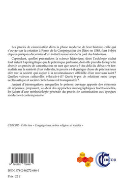 Culture et société au miroir des procés de canonisation XVIe XXe siècle