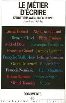 Le métier d'écrire