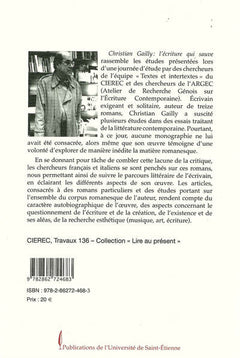 L'écriture qui sauve