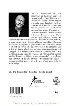 Pierre Michon : Naissance et Renaissances