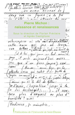 Pierre Michon : Naissance et Renaissances
