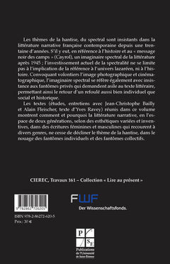 Imaginaire spectral de la littérature française contemporaine