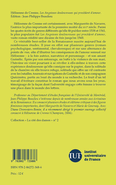 Les angoisses douloureuses qui procedent d'amour