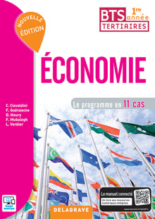 Économie 1re année BTS Tertiaires Nouvelle édition (2016) - Pochette élève: Le programme en 11 cas