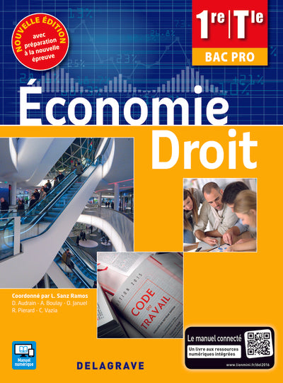 Économie Droit 1re, Tle Bac Pro (2016) - Pochette élève