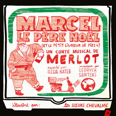 Marcel le Père Noël (et le petit livreur de pizza)