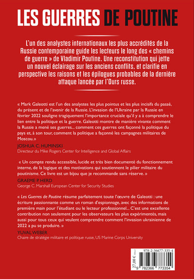 Les guerres de Poutine: de la Tchétchénie à l'Ukraine