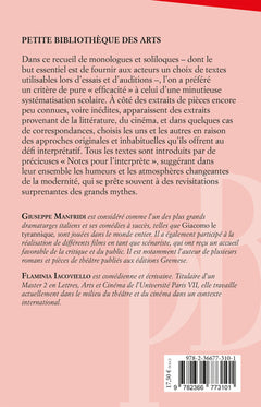 Monologues et soliloques vol. 1