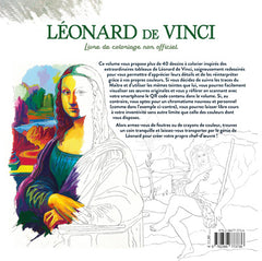 Léonard de Vinci - Livre de coloriage non officiel