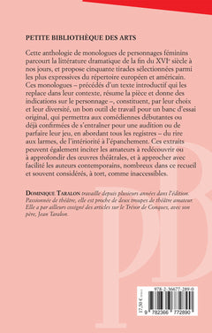Grands monologues du théâtre classique et contemporain - vol. 1