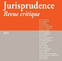 Jurisprudence - Revue critique 2010