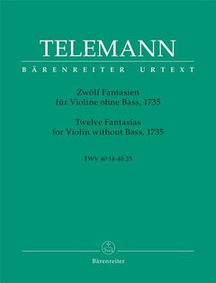 Douze fantaisies pour violon sans basse