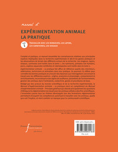 Manuel d'expérimentation animale - La pratique (Tome 1)