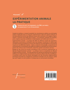 Manuel d'expérimentation animale - La pratique (Tome 2)