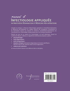 Manuel d'infectiologie appliquée en anesthésie réanimation et médecine péri-opératoire